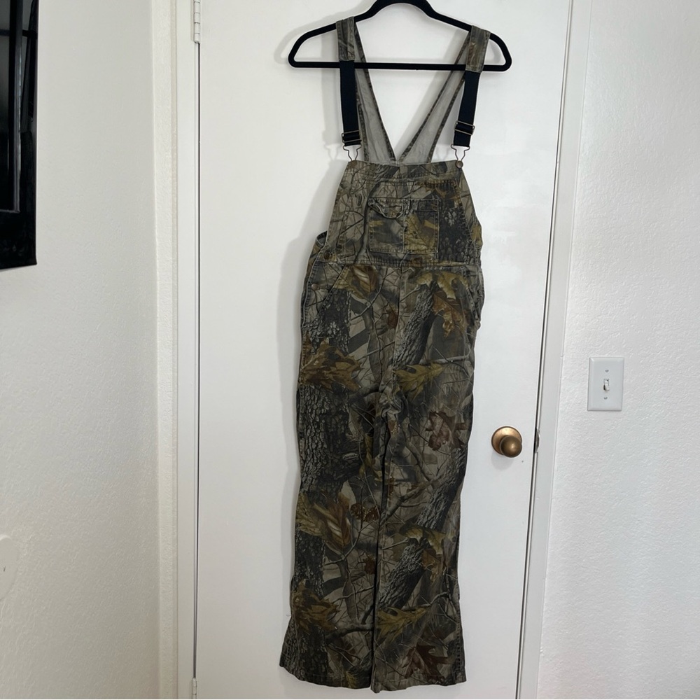 Outfitters Ridge Youth Boys 3XL Camouflage Overalls Fishing Outdoors Real Tree